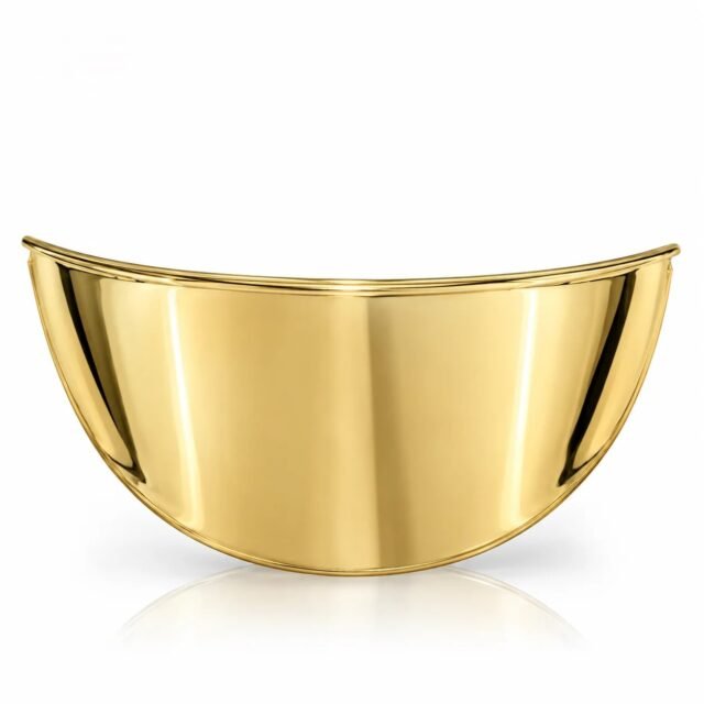Headlight Shade Brass Plain