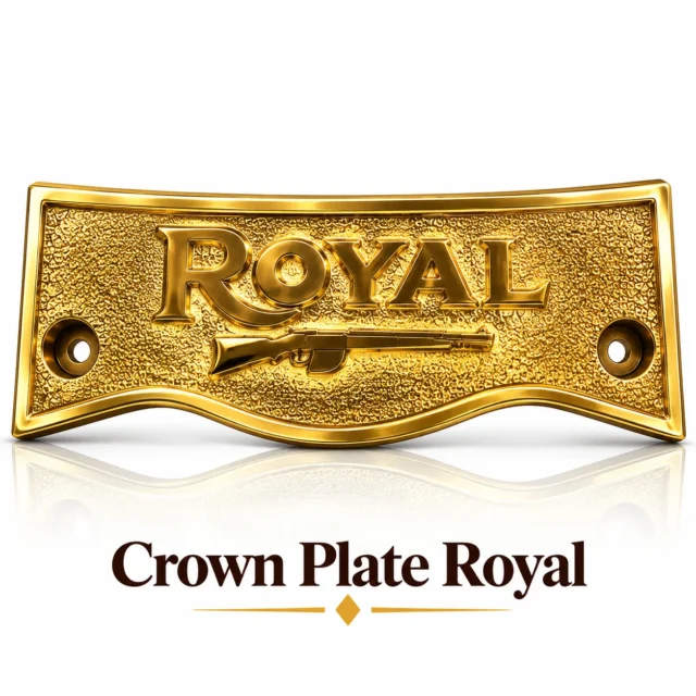 Crown Plate Royal Brass