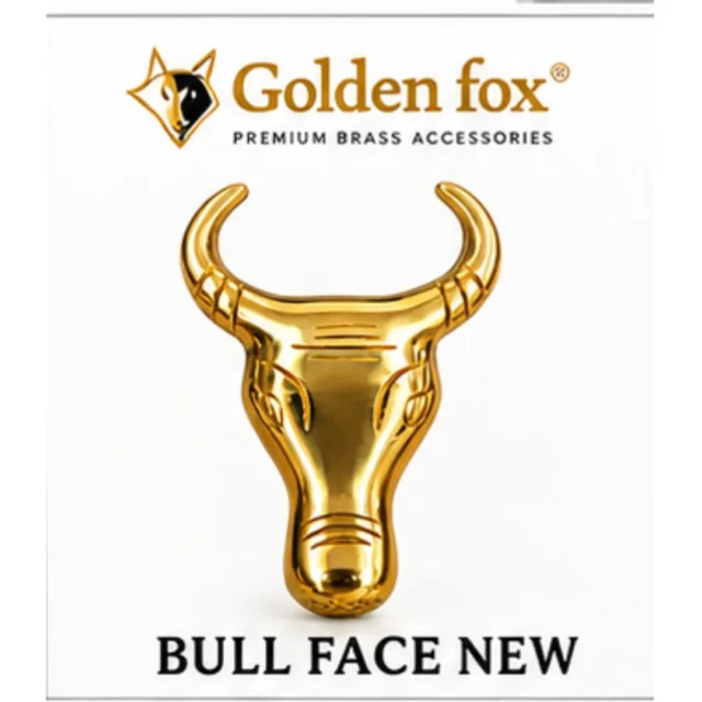Bull Face New Brass